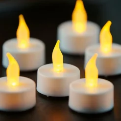 CASA FLAME Lumini Set Di 75 Bianco| Candele