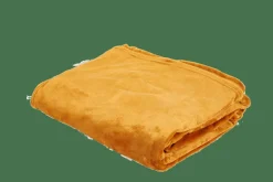 CASA FLANELLA Plaid Giallo Scuro| Plaid