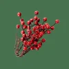 CASA FOAM Bacche Decorative Set Di 12 Rosso| Rami Artificiali
