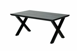 CASA FORMAX Tavolo Da Giardino Con Gambe X Nero| Tavoli Da Giardino