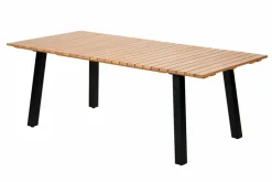 CASA FORMAX Tavolo Da Giardino Con Gambe Naturale/nero| Tavoli Da Giardino