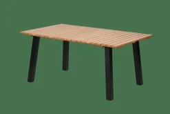 CASA FORMAX Tavolo Da Giardino Con Gambe X Naturale/nero| Tavoli Da Giardino