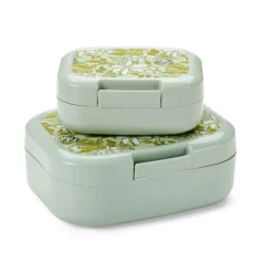 CASA FRESHMOOD Contenitore X Snack Con Clip Seafoam + Stampa Loulou Sea Foam| Scatole Conserva Vivande