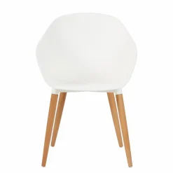CASA FRIDA / FRAY Set/4 Gambe Teak Naturale| Sedie Da Pranzo|Sedie Da Giardino