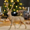 CASA GOLD DEER Decorazione Soprammobile Dorato| Figurine Decorative