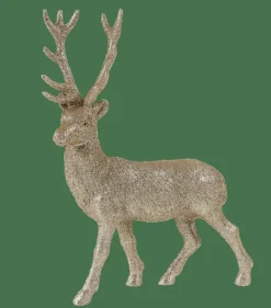 CASA GOLD DEER Decorazione Soprammobile Dorato| Figurine Decorative