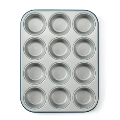 CASA GREENBAKE Stampo Per 12 Muffin Blu| Stampi
