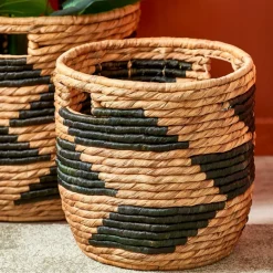 CASA GUATEMALA Cesto Nero, Naturale| Cesti Portatutto