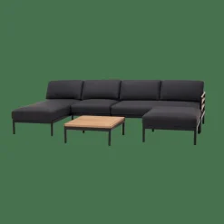 CASA HANNA Nero| Set Lounge
