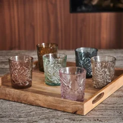 CASA HOBSTAR Bicchiere 35 CL Giallo| Bicchieri Da Cocktail|Bicchieri Da Acqua