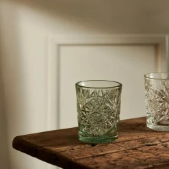 CASA HOBSTAR Vetro 35 CL Verde Chiaro| Bicchieri Da Cocktail|Bicchieri Da Acqua