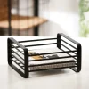 CASA INDUSTRIA Portatovaglioli Nero| Accessori Da Cucina