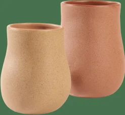 CASA INTERO Vaso Per Piante Rosso Chiaro| Vasi Di Fiori