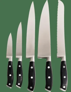 CASA JULIENNE Coltello Da Pane Nero| Coltelli Da Tagliare