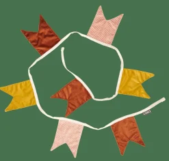 CASA LEON Festone Bandierine Rosso| Kids