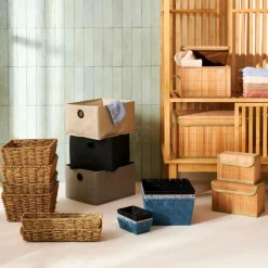 CASA LINOLUX Cesta Portatutto Beige| Cesti Cassetto