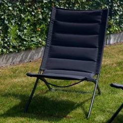 CASA LIZA Sedia Pieghevole Nero| Sedie Da Spiaggia