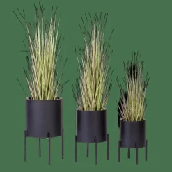 CASA LOUNGE Vaso Da Giardino Nero| Vasi Di Fiori|Supporti Per Piante