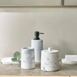 CASA LUNA Piatto Effetto Marmo| Accessori Da Lavandino