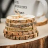 CASA MADERA Sottobicchieri Set Di 6 Naturale| Accessori Per Cocktail
