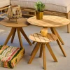 CASA MARROW Tavolo Lounge Naturale| Tavolini Da Giardino