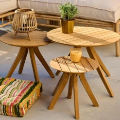 CASA MARROW Tavolo Lounge Naturale| Tavolini Da Giardino