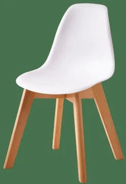 CASA MATHIAS Sedia Per Bambini Bianco, Naturale| Kids|Mobili Per Bambini
