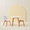 CASA MATHIAS Tavolo Per Bambini Con 2 Sedie Naturale/bianco| Kids
