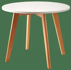 CASA MATHIAS Tavolo Per Bambini Con 2 Sedie Naturale/bianco| Kids