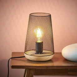 CASA MESH Lampada Da Tavolo Nero| Lampade Da Tavolo