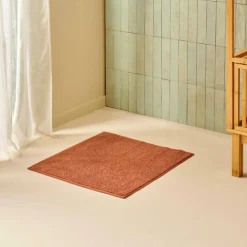 CASA MINERAL Tappetino Bagno Terracotta| Tappeti Per Bagno