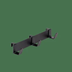 CASA MODULAR Appendiabiti Con 3 Ganci Nero| Decorazioni Da Parete