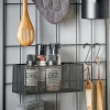 CASA MODULAR Cesto Di Metallo Nero| Decorazioni Da Parete