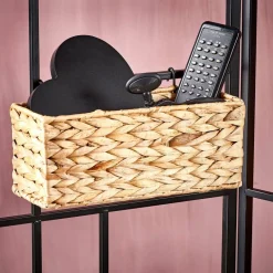 CASA MODULAR Set Di 7 Ganci Nero| Decorazioni Da Parete|Scaffali Da Parete
