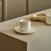 CASA MOON Tazza E Piattino 20 CL Bianco| Tazze