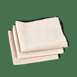 CASA MULTI Panno In Microfibra Set Di 3 Beige| Strofinacci