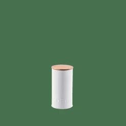 CASA NAGINI Contenitore Capsule Caffè Bianco, Naturale| Utensili Da Caffè|Contenitore Per Alimenti
