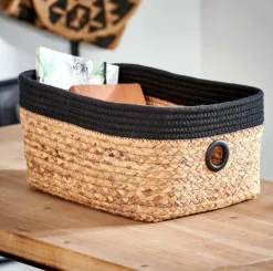 CASA NATUREL Cassetto Nero, Naturale| Cesti Cassetto