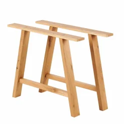 CASA NEW OAK Gambe A Nero| Tavoli