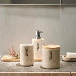 CASA NEW RESIN Dispenser Per Sapone Naturale| Accessori Da Lavandino