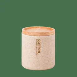 CASA NEW RESIN Contenitore Per Ovatte Naturale| Accessori Da Lavandino