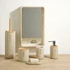 CASA NEW RESIN Scopino WC In Supporto Naturale| Accessori Per Il Wc