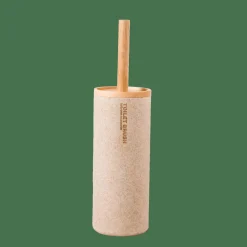 CASA NEW RESIN Scopino WC In Supporto Naturale| Accessori Per Il Wc