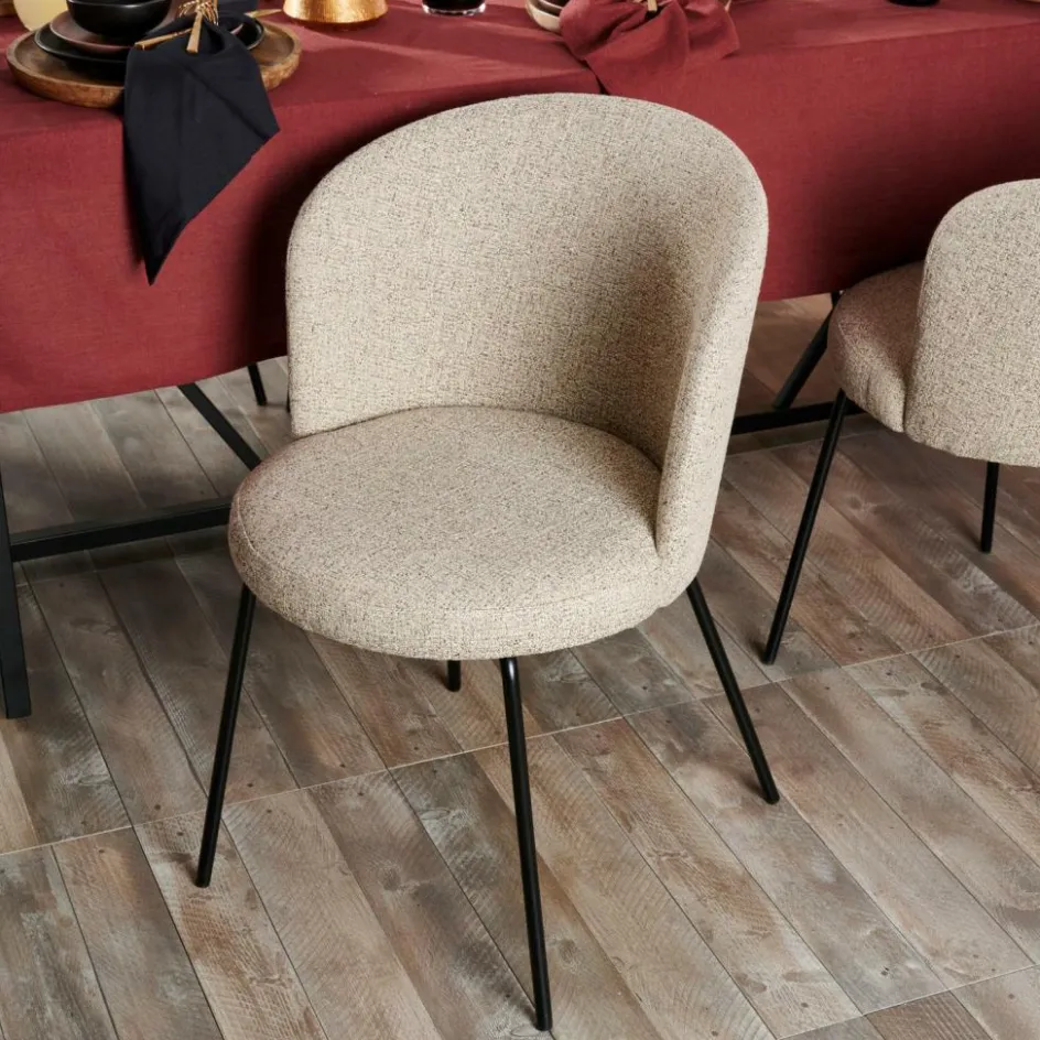 CASA OLIVIER Sedia Da Tavolo Beige| Sedie Da Pranzo