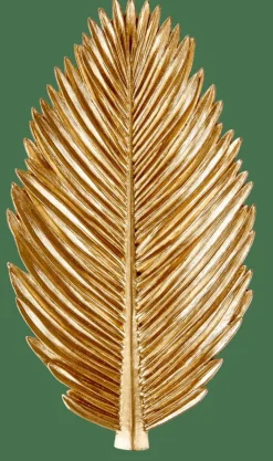 CASA PALM Foglia Decorativa Dorato| Ciotole Decorativi