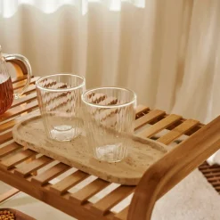 CASA PAUSA Bicchiere 2a Parete Set Di 2 25 CL Trasparente| Bicchieri Da Caffè|Bicchieri Da Tè