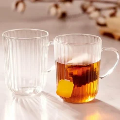 CASA PAUSA Set Da Tè Trasparente| Utensili Da Tè