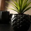 CASA PINA Pianta D'ananas In Vaso Nero| Piante Artificiali