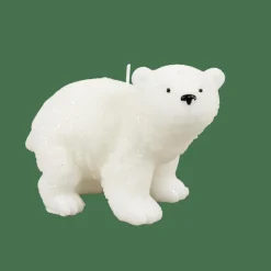 CASA POLA Candela Orso Polare Bianco| Candele