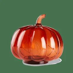 CASA PUMPKIN Lampada Decorativa Arancione| Halloween|Autunno